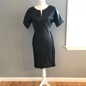 French Connection Black Genuine Leather Dress